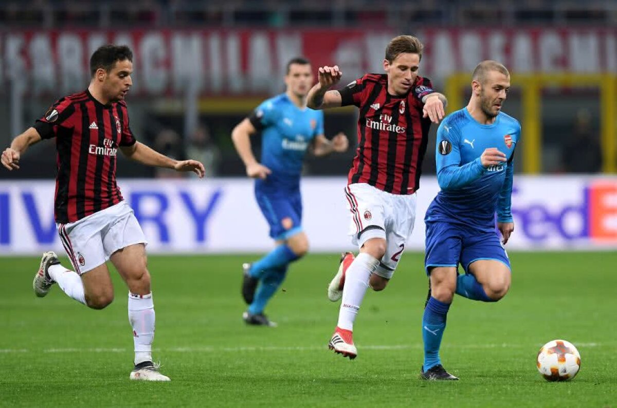 GALERIE FOTO + VIDEO Seară spectaculoasă în optimile Europa League: Arsenal se impune în șocul cu Milan, Dortmund oferă o mare surpriză + Lazio, egal surprinzător pe teren propriu