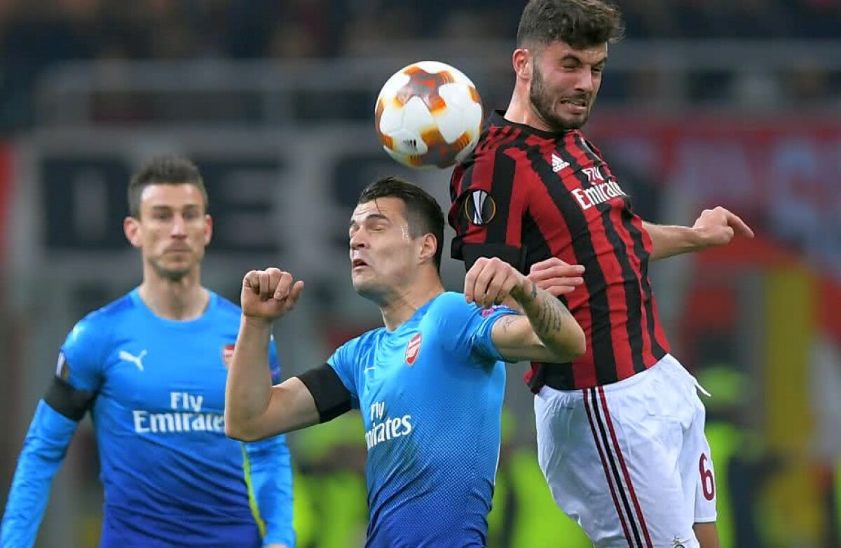 GALERIE FOTO + VIDEO Seară spectaculoasă în optimile Europa League: Arsenal se impune în șocul cu Milan, Dortmund oferă o mare surpriză + Lazio, egal surprinzător pe teren propriu