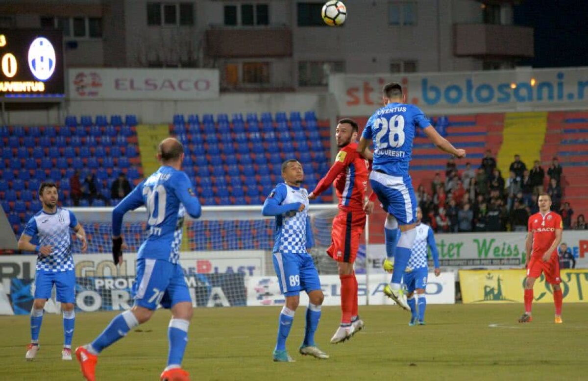 VIDEO + FOTO FC Botoșani se împiedică din nou de Juventus București și ratează șansa de a se distanța de Dinamo! Moldovenii puteau da lovitura pe final, dar au ratat 3 ocazii imense