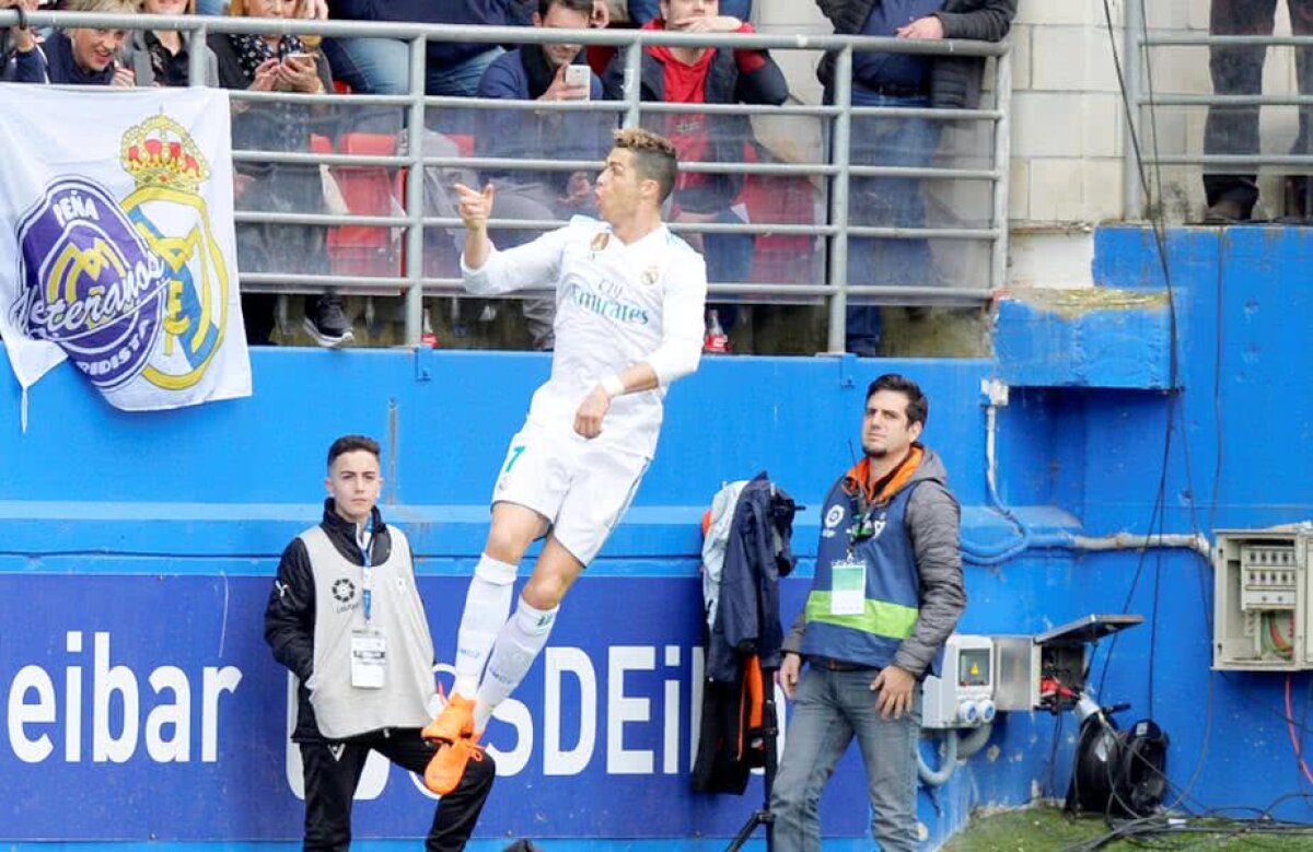 FOTO + VIDEO » Real Madrid s-a impus cu greu în fața lui Eibar, 2-1 » Cristiano Ronaldo a fost din nou erou