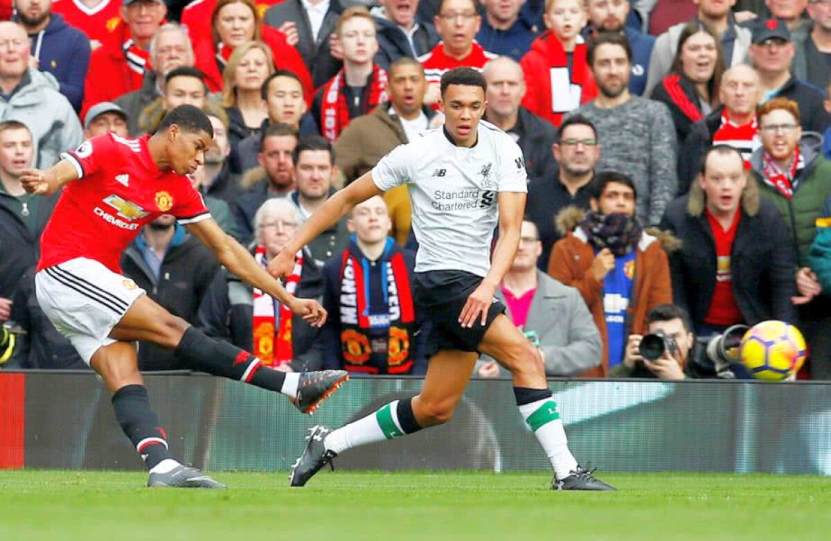 VIDEO + FOTO » Manchester United se impune în fața lui Liverpool, 2-1! Rashford a marcat golurile "diavolilor" » Echipa lui Mourinho se distanțează de rivală