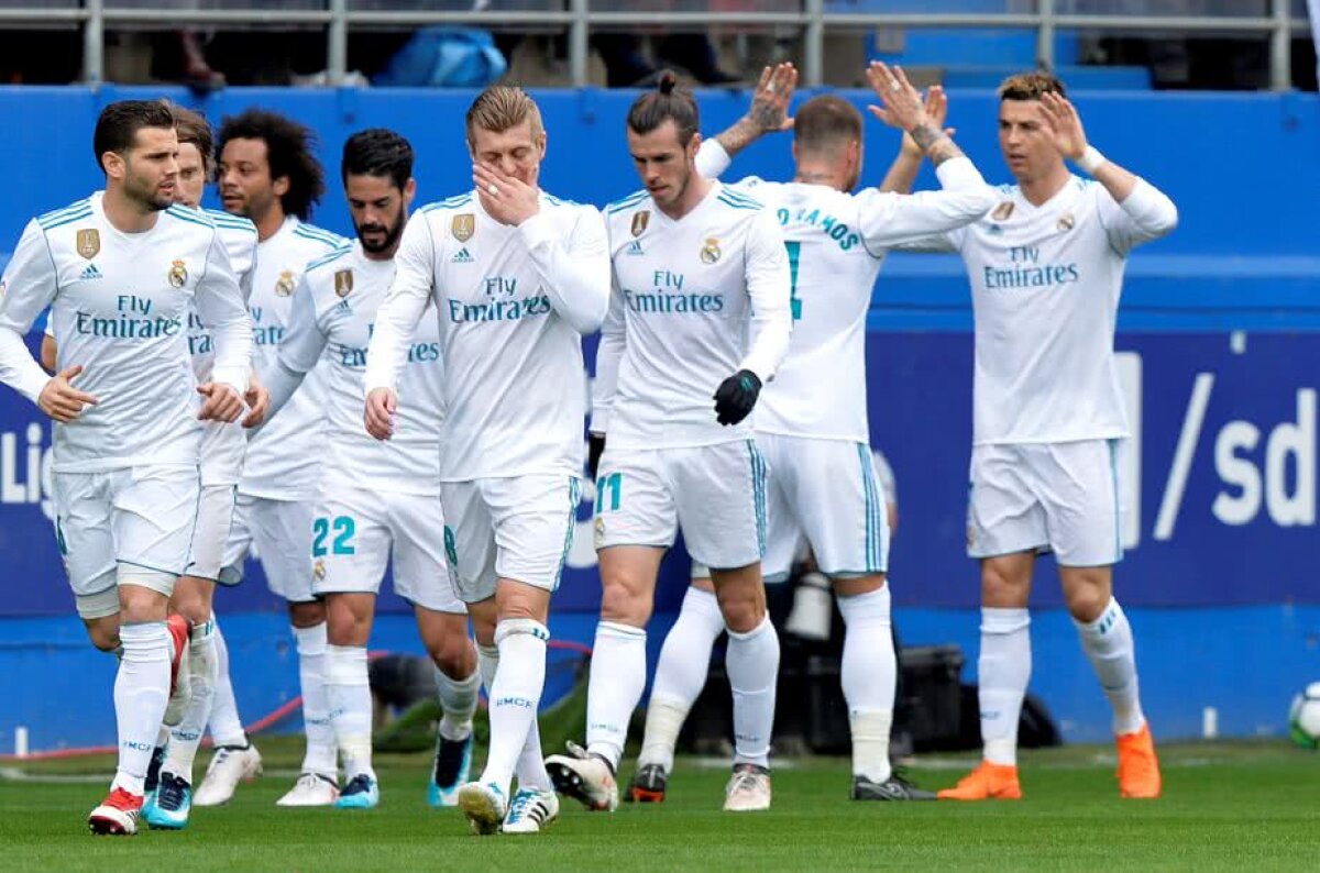 FOTO + VIDEO » Real Madrid s-a impus cu greu în fața lui Eibar, 2-1 » Cristiano Ronaldo a fost din nou erou