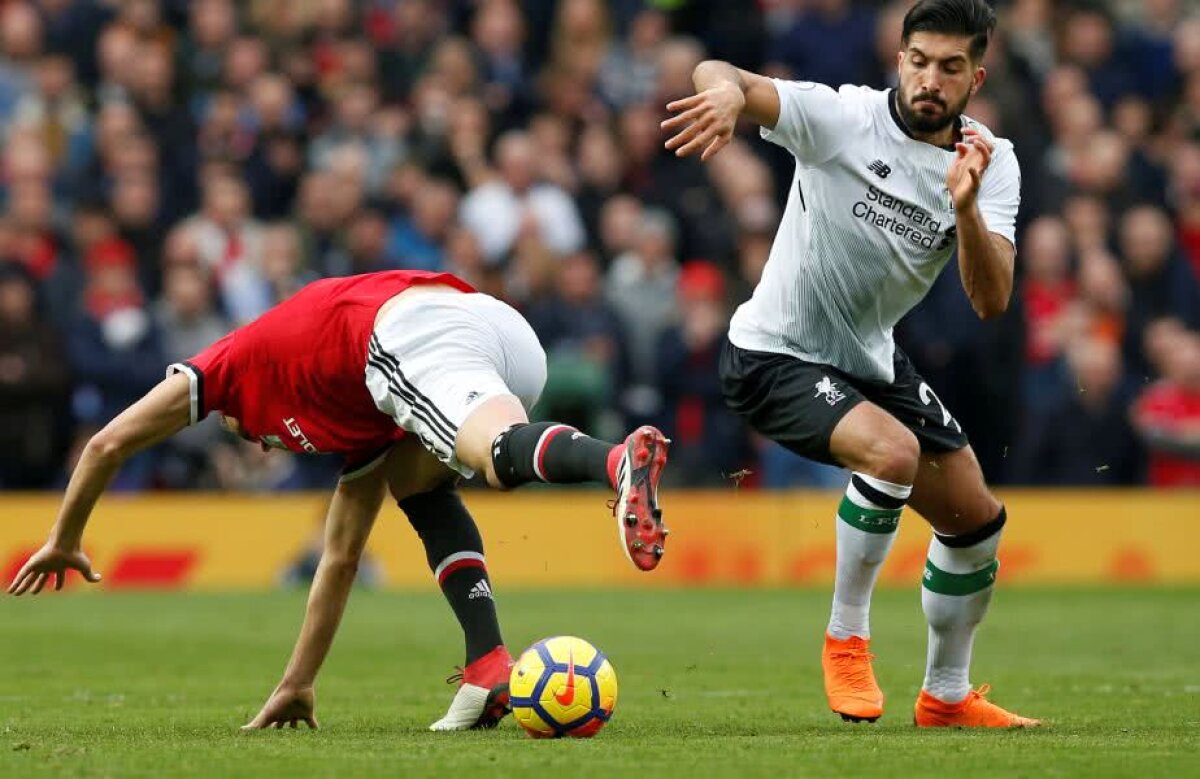 VIDEO + FOTO » Manchester United se impune în fața lui Liverpool, 2-1! Rashford a marcat golurile "diavolilor" » Echipa lui Mourinho se distanțează de rivală