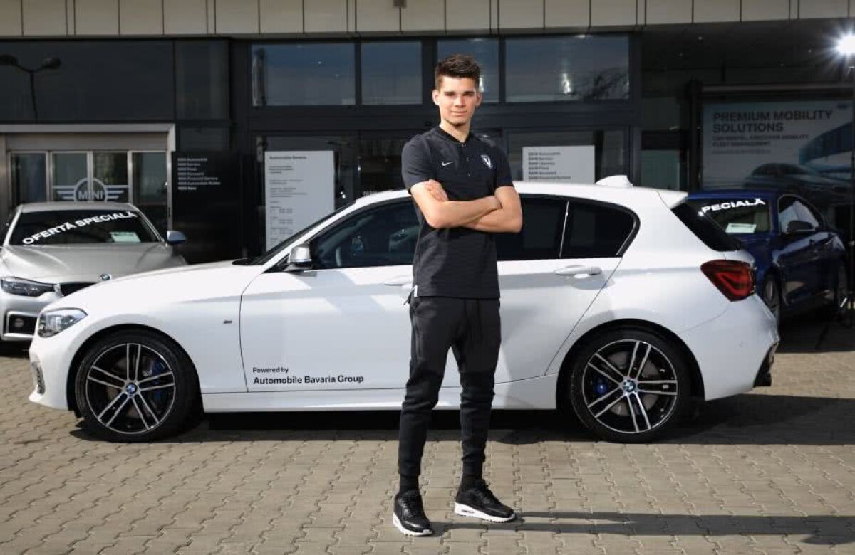 FOTO + VIDEO Ianis Hagi a dat lovitura! Ce superbolid BMW a primit vedeta de la Viitorul