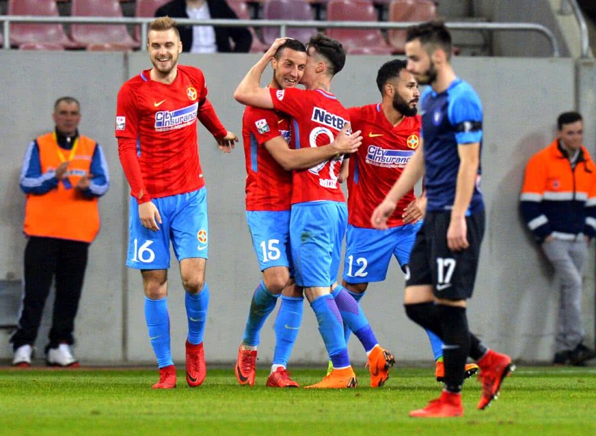 VIDEO+FOTO FCSB o bate pe Viitorul și rămâne în grafic pentru titlu » Roș-albaștrii au avut emoții doar în repriza secundă