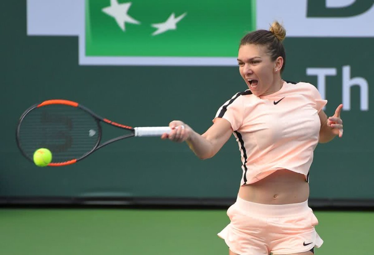 HALEP - DOLEHIDE // VIDEO » Simona Halep se califică cu emoții în fața puștoaicei Dolehide » Ce a spus după joc + adversara din "optimile" Indian Wells