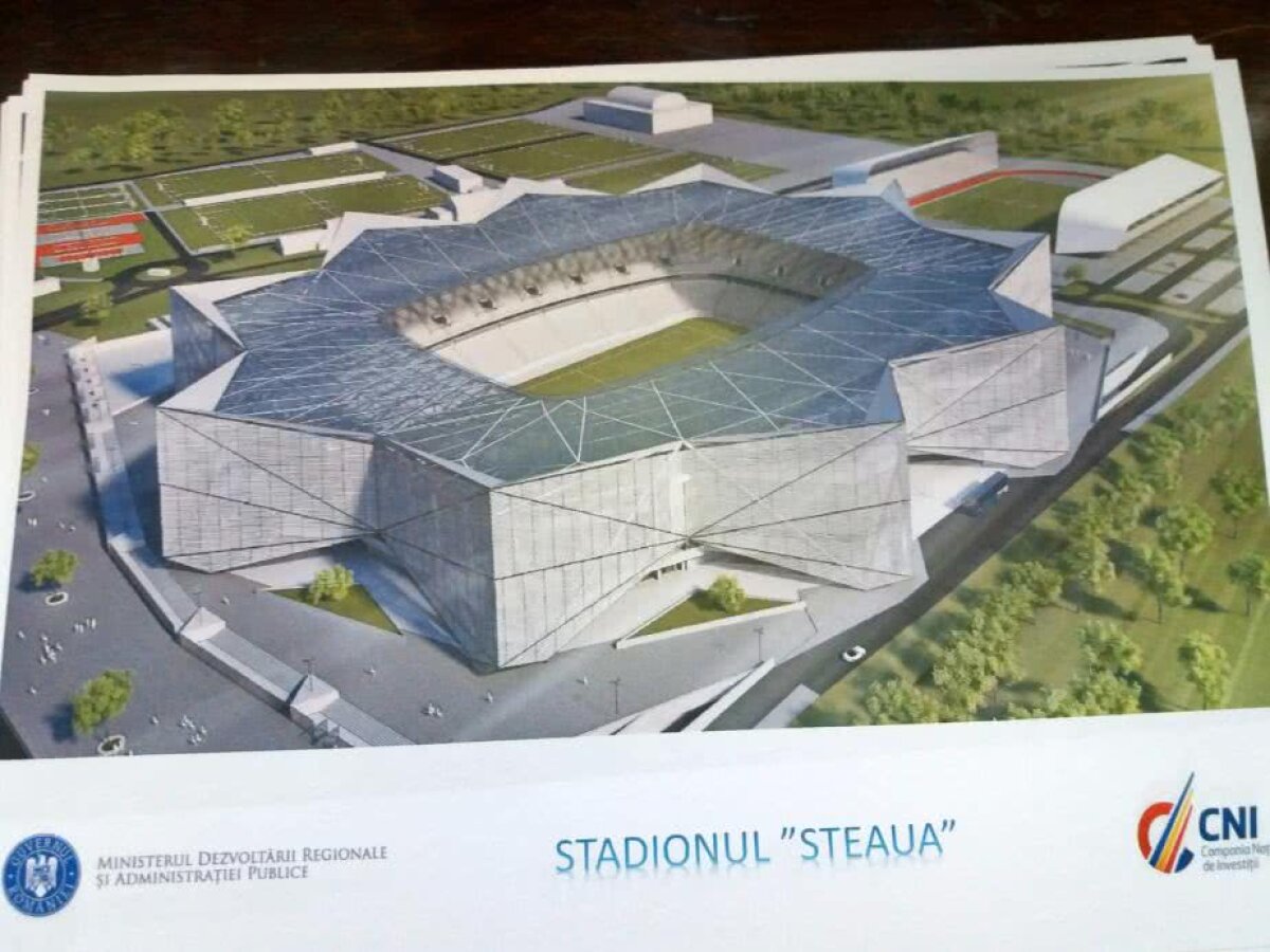 FOTO Veste șoc despre stadionul Dinamo + prima imagine cu noua arenă din Ghencea » Noul Ministru al Sportului și Gică Popescu, detalii vitale despre stadioanele pentru EURO 2020