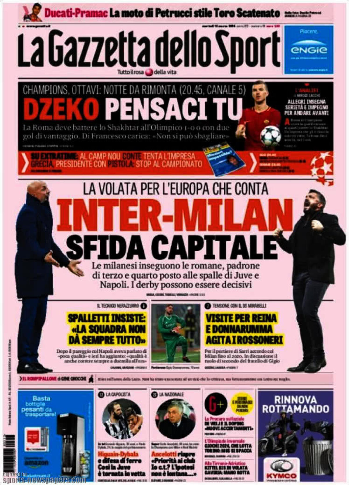 Ce scriu azi ziarele de sport din lume (13 martie 2018)