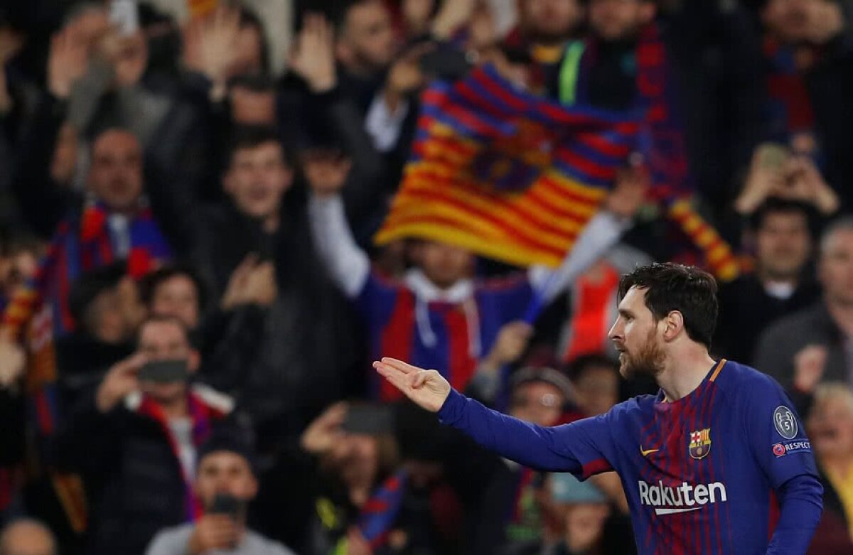 GALERIE FOTO + VIDEO Coregrafie impresionantă pentru Messi: God save the King » Starul Barcelonei a stabilit un record personal