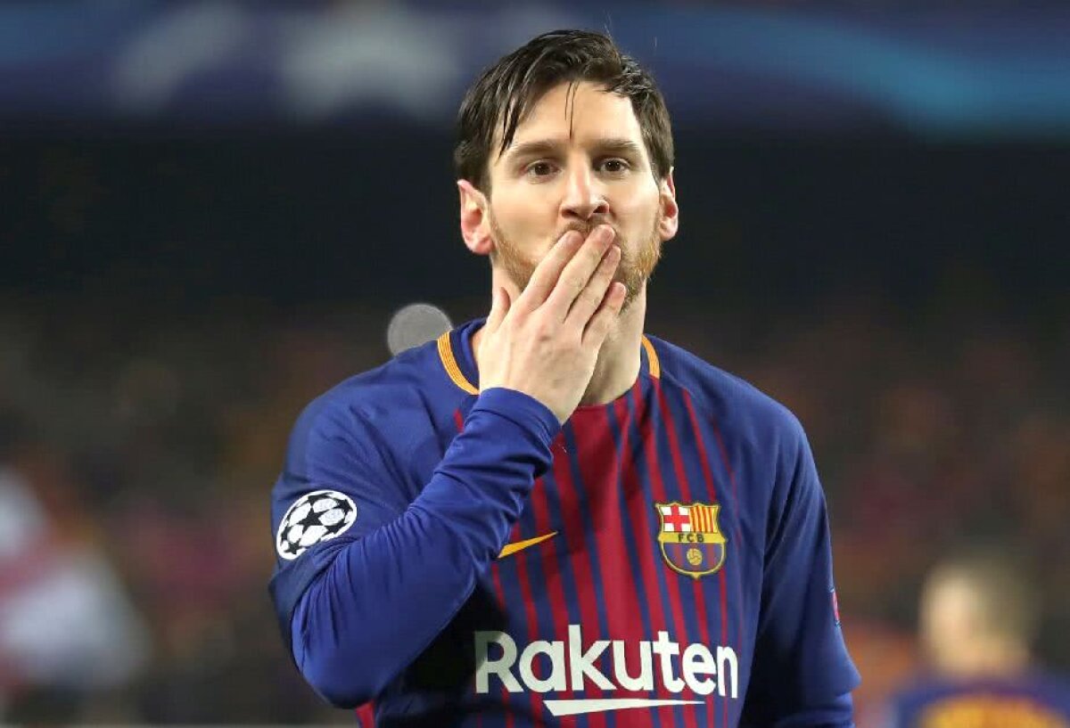 GALERIE FOTO + VIDEO Coregrafie impresionantă pentru Messi: God save the King » Starul Barcelonei a stabilit un record personal