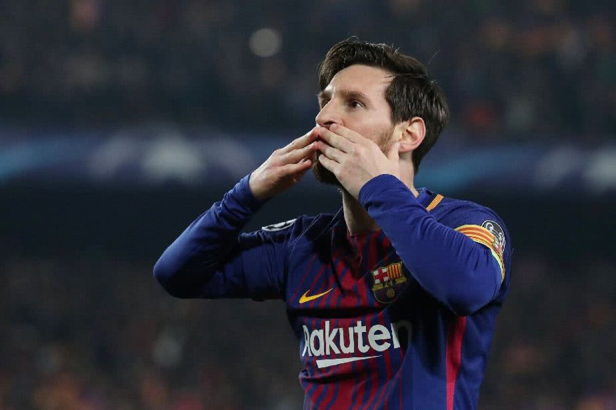 GALERIE FOTO + VIDEO Coregrafie impresionantă pentru Messi: God save the King » Starul Barcelonei a stabilit un record personal