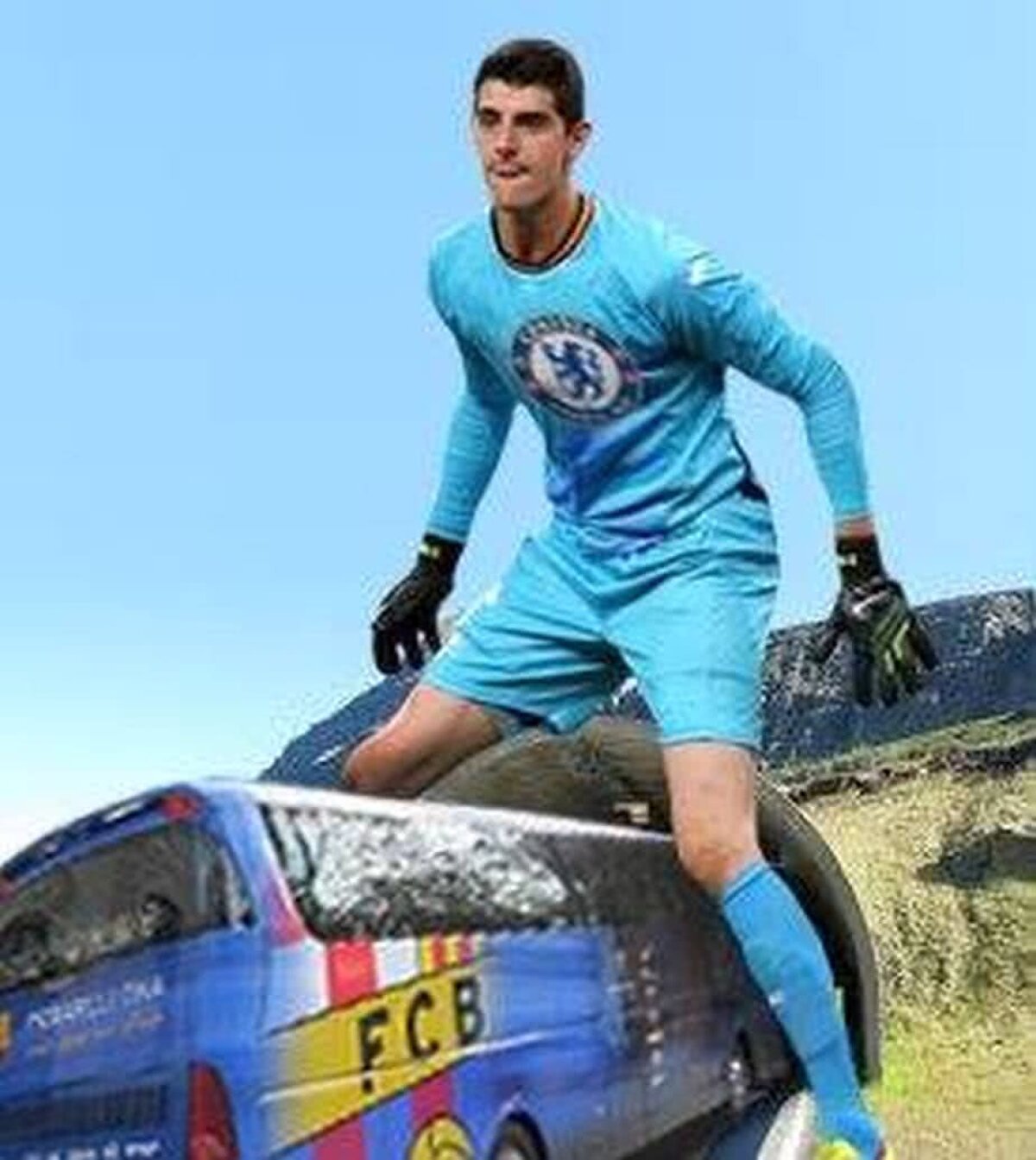 VIDEO + FOTO Courtois, ținta caterincilor pe net după ce Messi i-a dat două goluri printre picioare » Cele mai bune meme-uri + reacția savuroasă a lui Rio Ferdinand :D