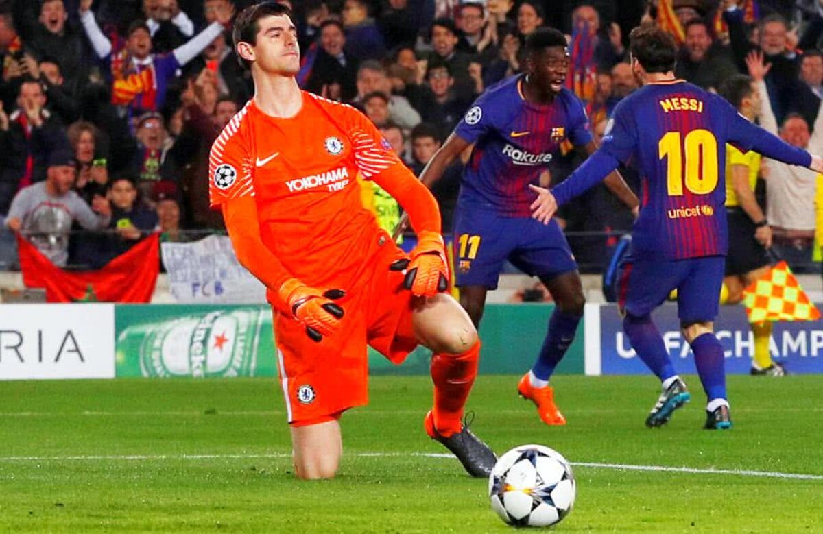 VIDEO + FOTO Courtois, ținta caterincilor pe net după ce Messi i-a dat două goluri printre picioare » Cele mai bune meme-uri + reacția savuroasă a lui Rio Ferdinand :D