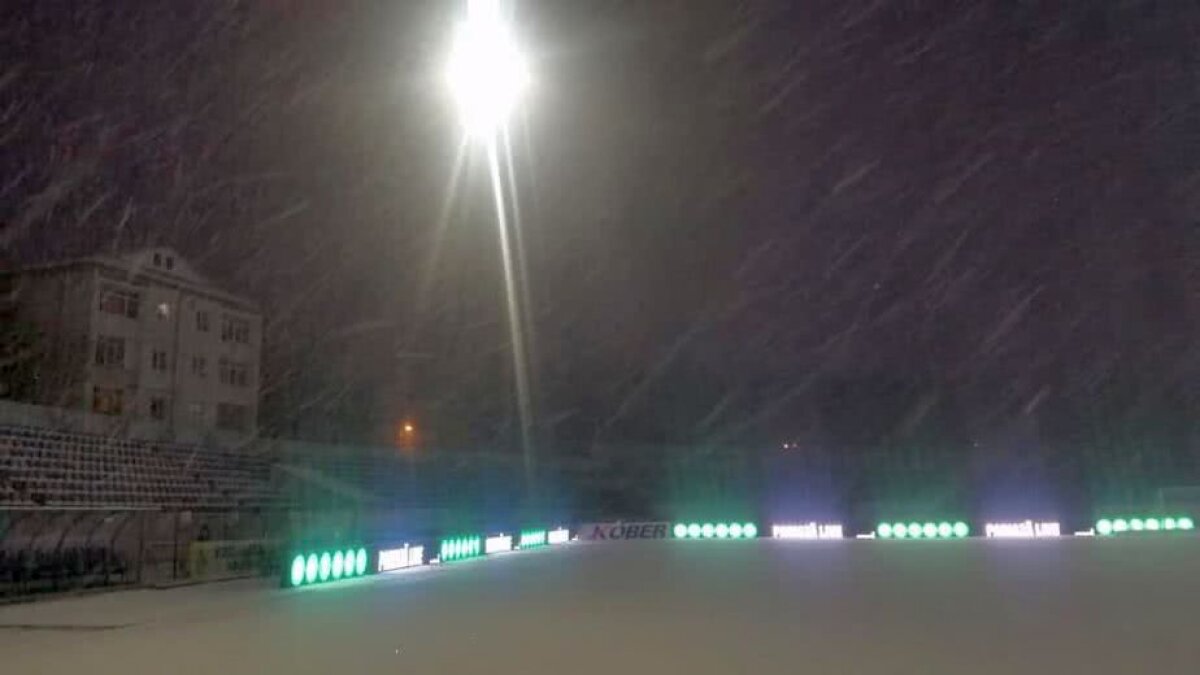 FC Botoșani - Dinamo a fost amânat din cauza zăpezii! Când s-ar putea juca + primele reacții