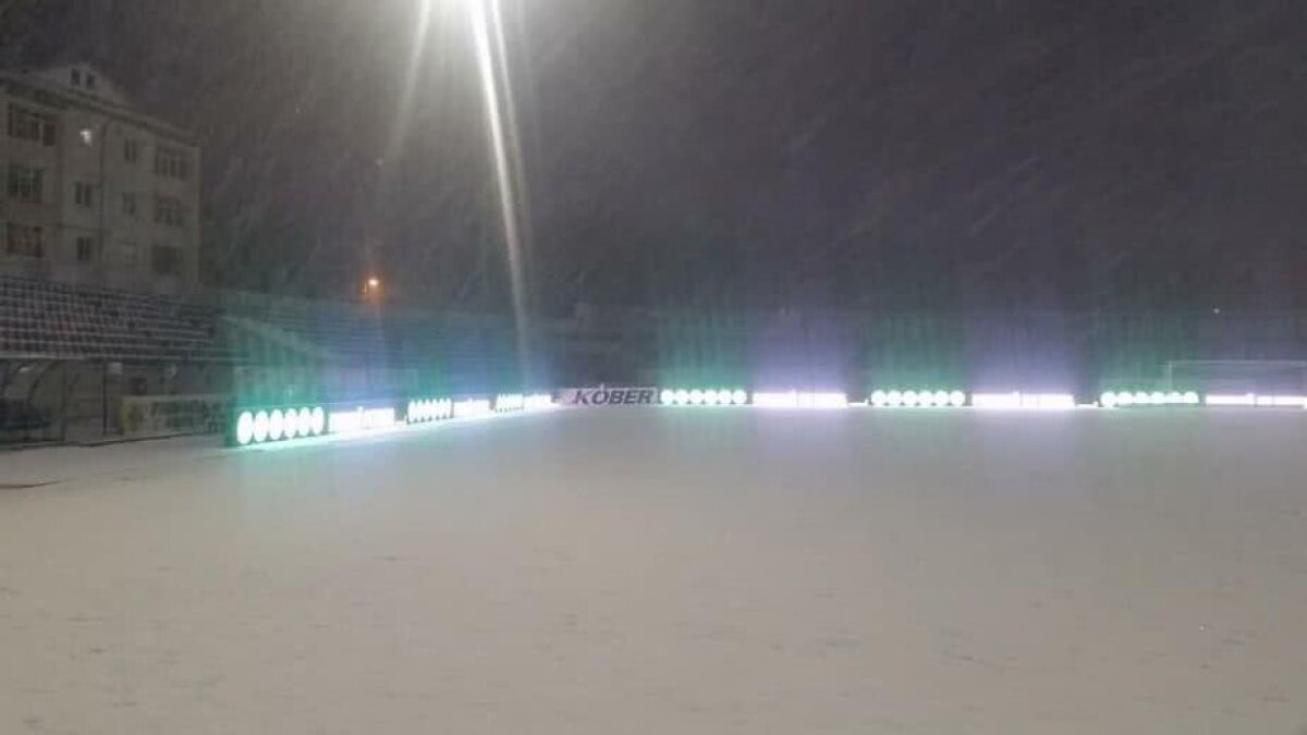 FC Botoșani - Dinamo a fost amânat din cauza zăpezii! Când s-ar putea juca + primele reacții