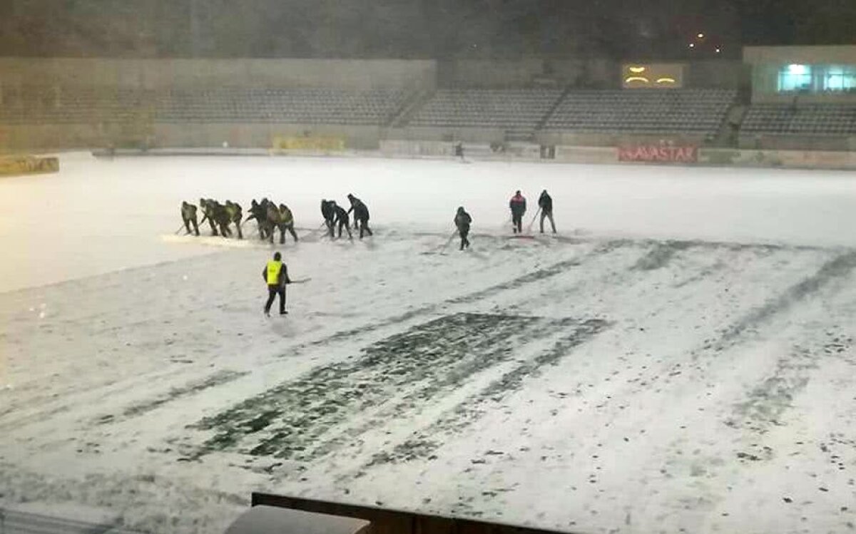 FC Botoșani - Dinamo a fost amânat din cauza zăpezii! Când s-ar putea juca + primele reacții