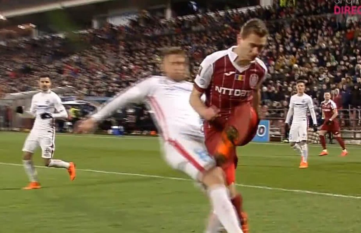 FOTO Faza care schimbă tot! Trebuia CFR să primească un alt penalty? 