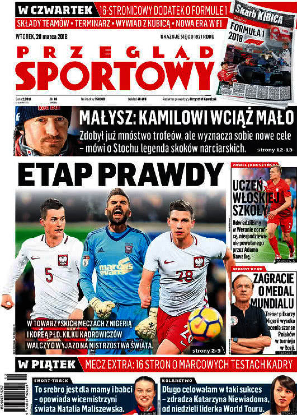 Ce scriu azi ziarele de sport din lume (20 martie 2018)