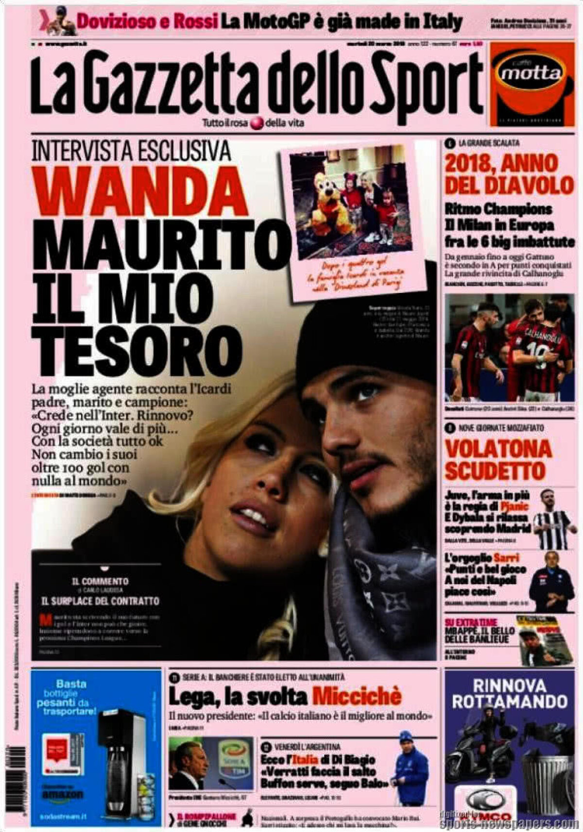 Ce scriu azi ziarele de sport din lume (20 martie 2018)