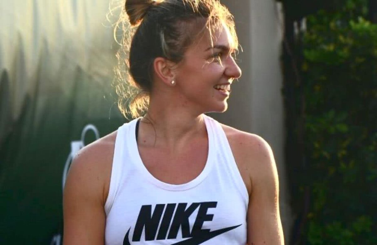 SIMONA HALEP LA MIAMI. VIDEO + FOTO Simona Halep față-n față cu Serena Williams » Halep, lovită cu mingea de americancă