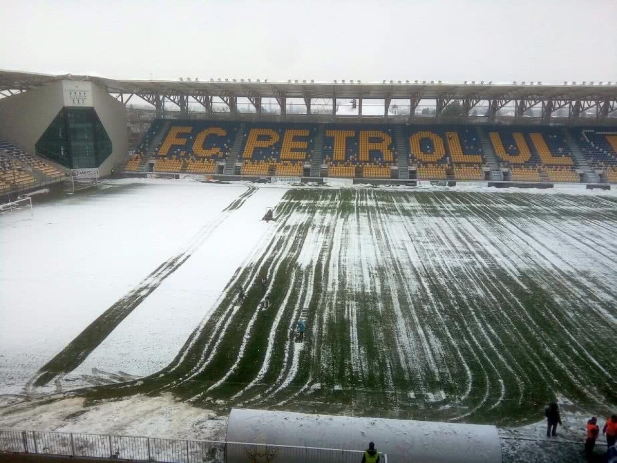 UPDATE FOTO Partidele Turului de Elită au fost amânate! Cum arată stadionul pe care azi trebuie să se joace meciurile naționalelor sub 19 ani 