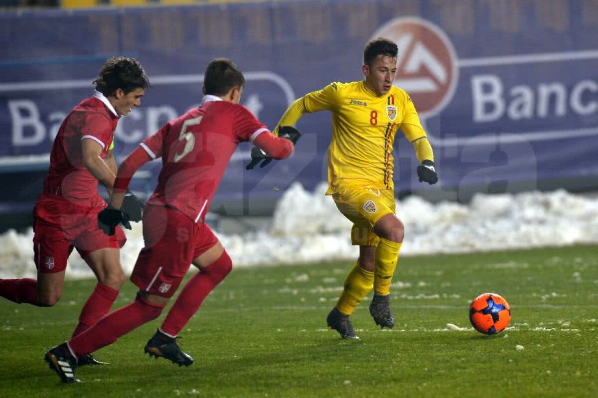 VIDEO + FOTO Entuziasmant! România U19 a făcut instrucție cu Serbia la debutul în Turul de Elită! Puștii lui Boingiu, la un pas de turneul final 