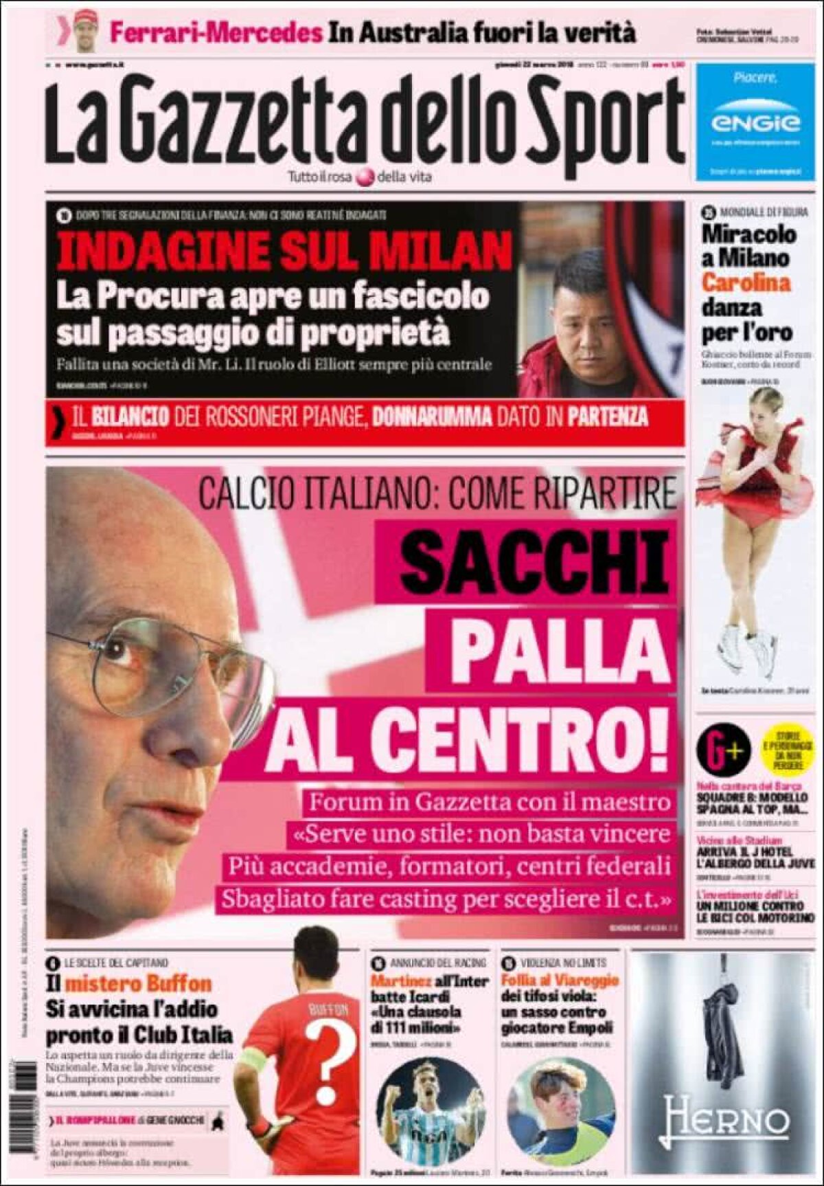 Ce scriu azi ziarele de sport din lume (22 martie 2018)