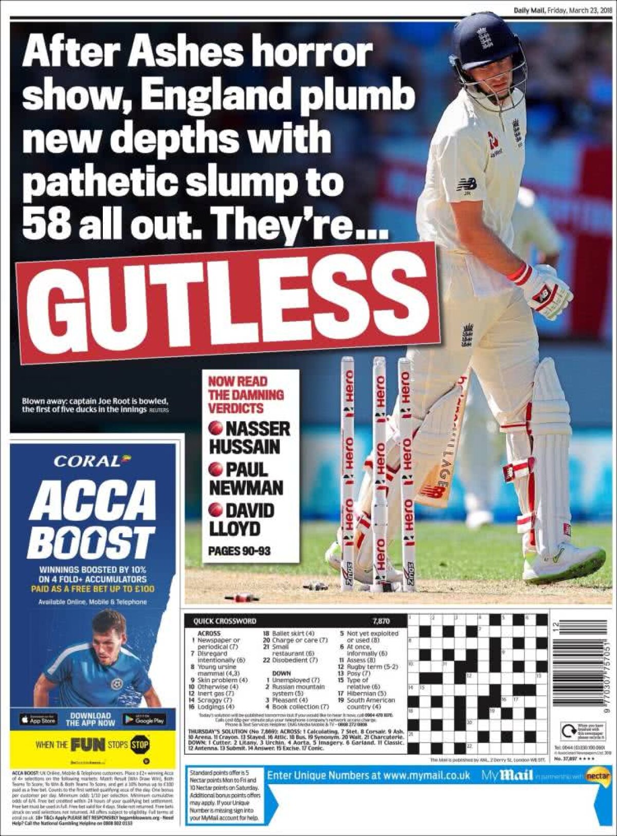 Ce scriu azi ziarele de sport din lume (23 martie 2018)