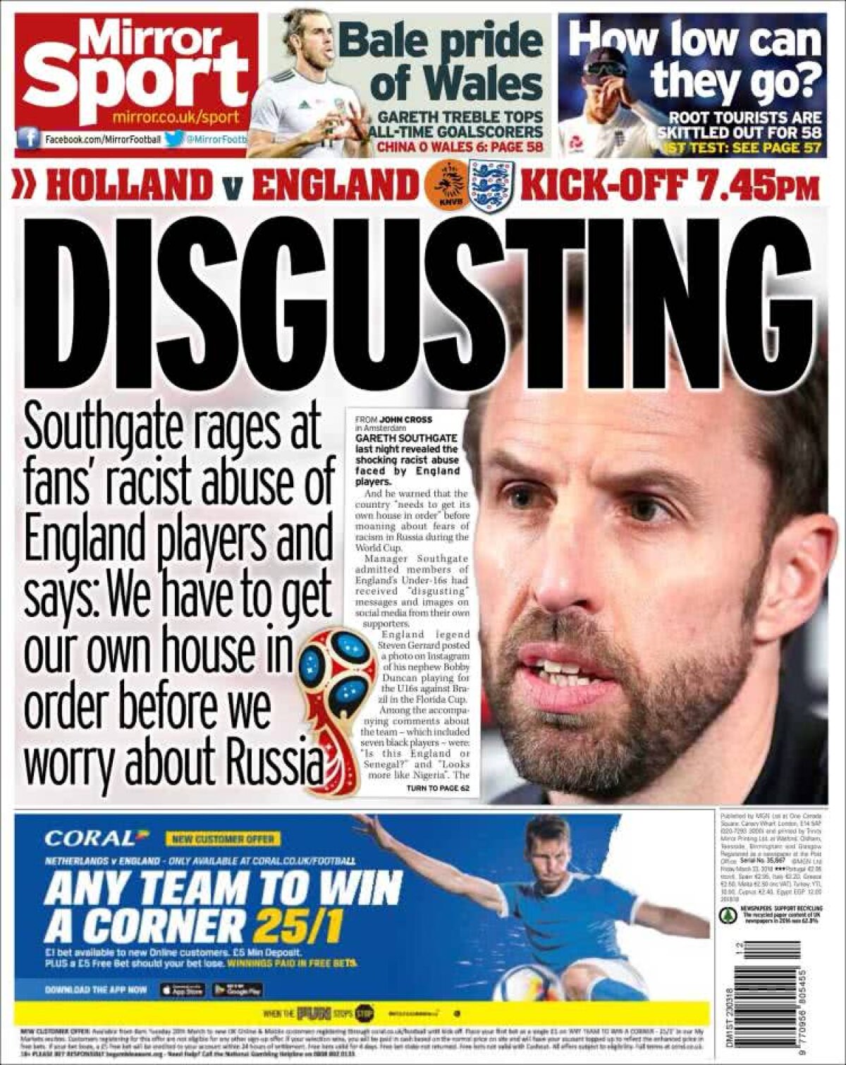 Ce scriu azi ziarele de sport din lume (23 martie 2018)