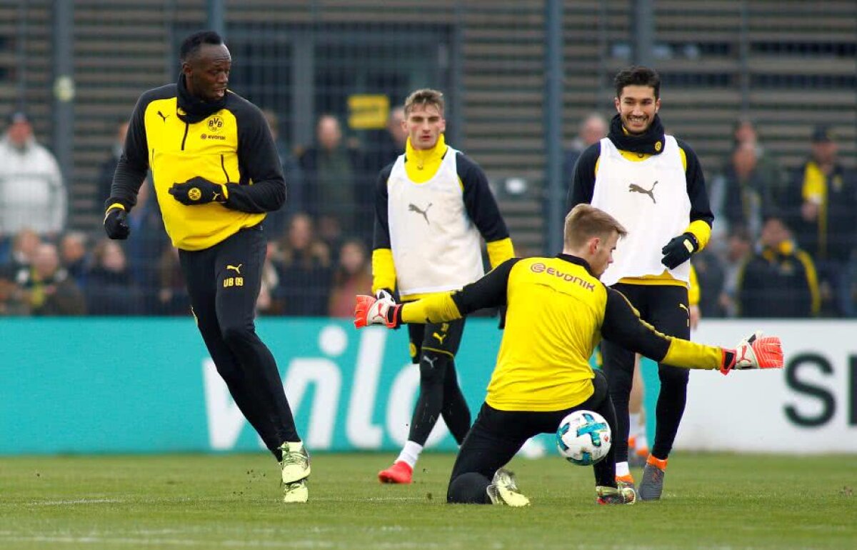 VIDEO+FOTO Usain Bolt a dat probe pentru prima echipă a Borussiei Dortmund! A marcat un gol și i-a impresionat pe nemți