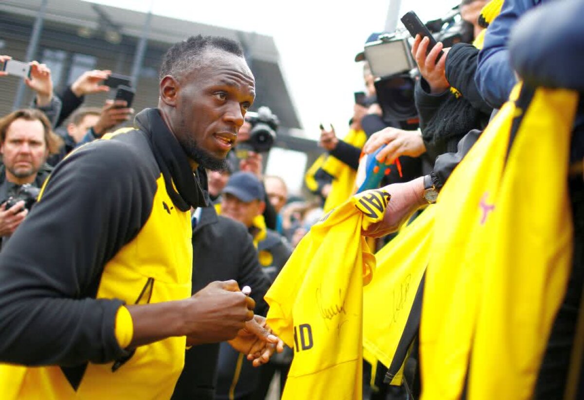 VIDEO+FOTO Usain Bolt a dat probe pentru prima echipă a Borussiei Dortmund! A marcat un gol și i-a impresionat pe nemți