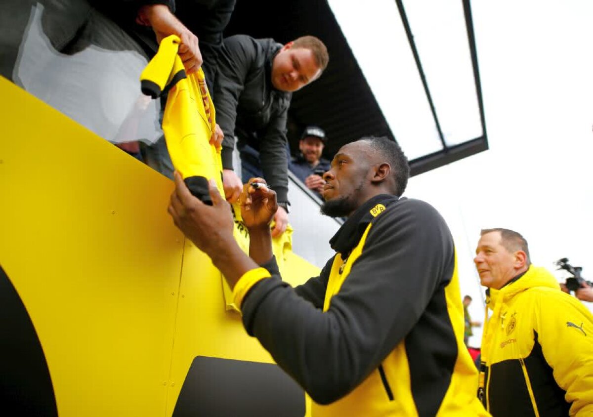 VIDEO+FOTO Usain Bolt a dat probe pentru prima echipă a Borussiei Dortmund! A marcat un gol și i-a impresionat pe nemți