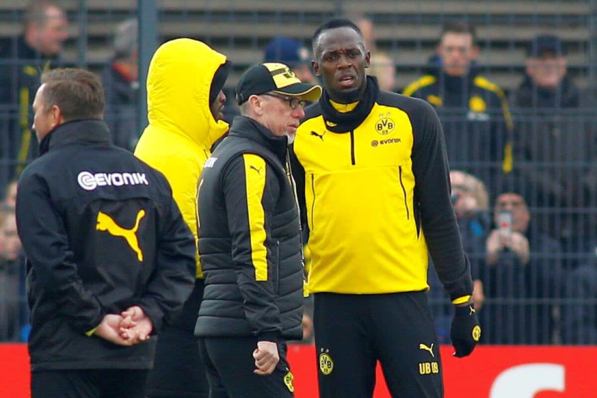 VIDEO+FOTO Usain Bolt a dat probe pentru prima echipă a Borussiei Dortmund! A marcat un gol și i-a impresionat pe nemți
