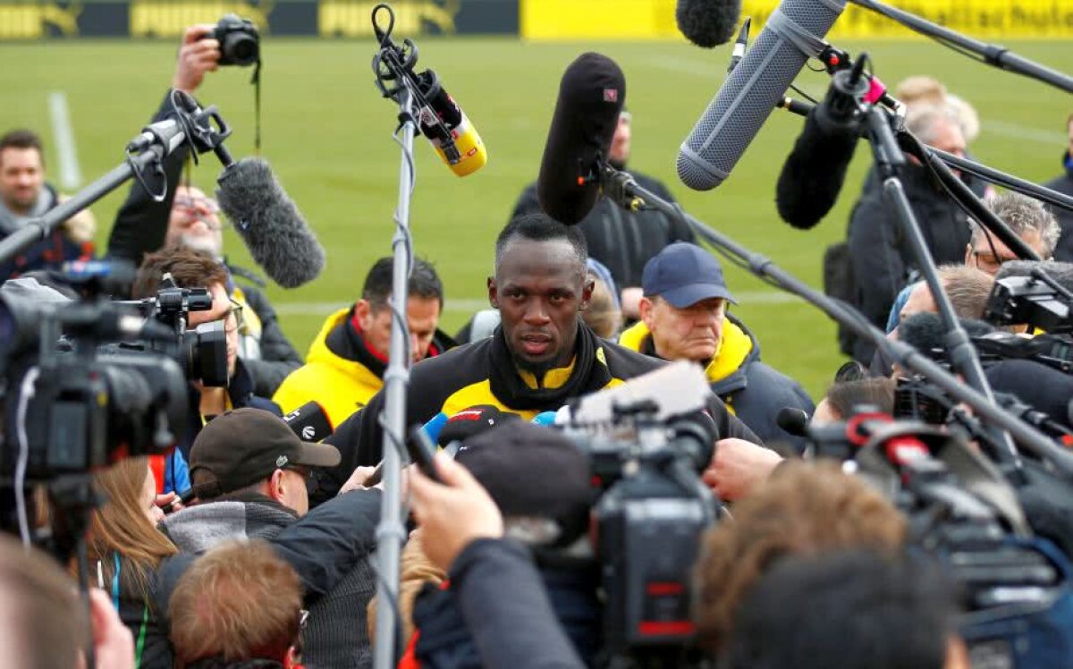 VIDEO+FOTO Usain Bolt a dat probe pentru prima echipă a Borussiei Dortmund! A marcat un gol și i-a impresionat pe nemți