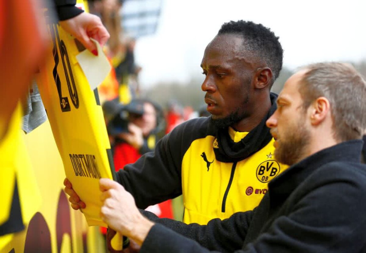 VIDEO+FOTO Usain Bolt a dat probe pentru prima echipă a Borussiei Dortmund! A marcat un gol și i-a impresionat pe nemți