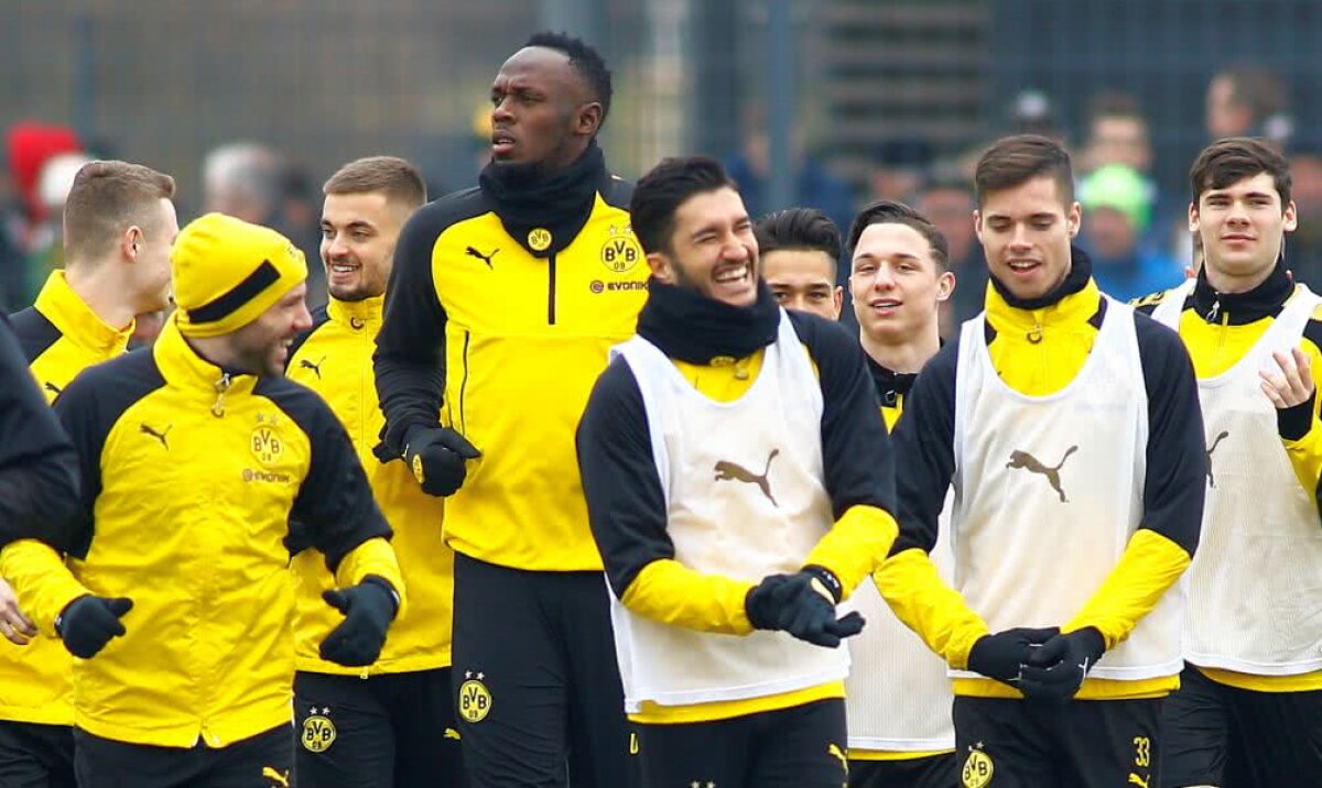 VIDEO+FOTO Usain Bolt a dat probe pentru prima echipă a Borussiei Dortmund! A marcat un gol și i-a impresionat pe nemți