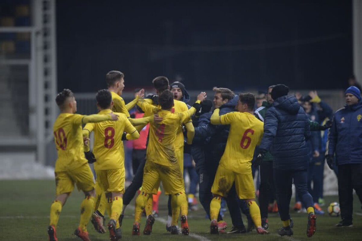 VIDEO AICI Asta e NAȚIONALA MARE!  România U19 învinge Suedia U19, după o luptă senzațională! O singură condiție ca să ne calificăm la EURO
