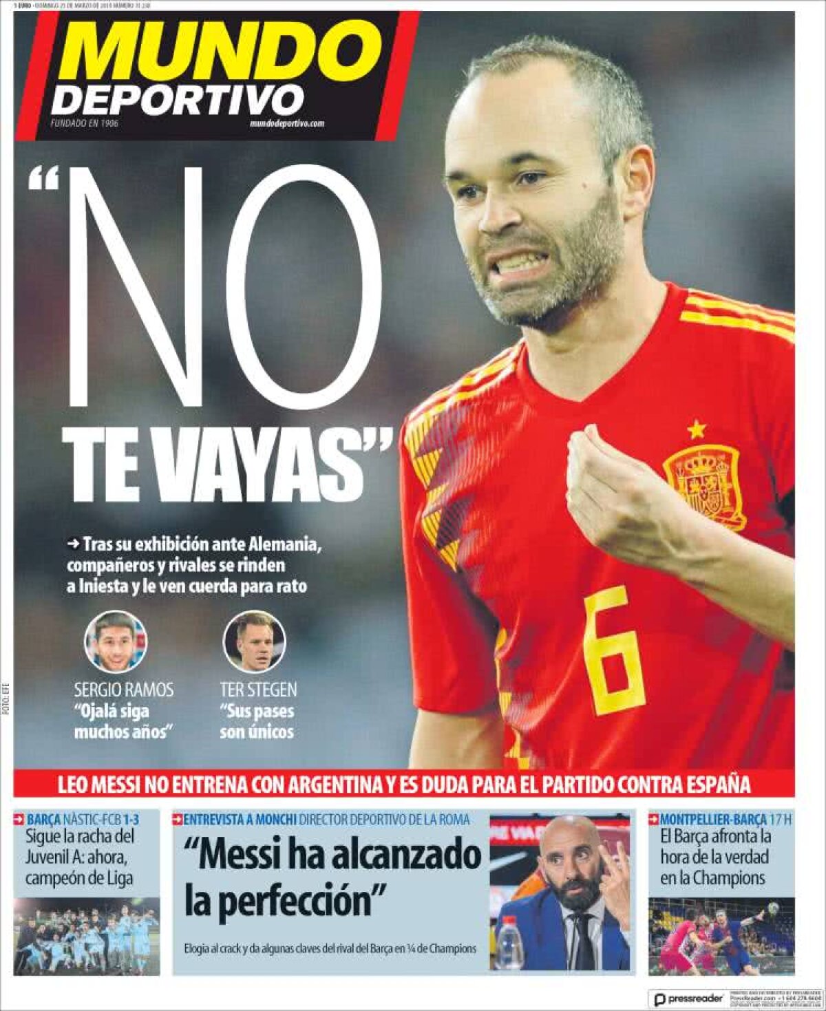 Ce scriu azi ziarele de sport din lume (25 martie 2018)