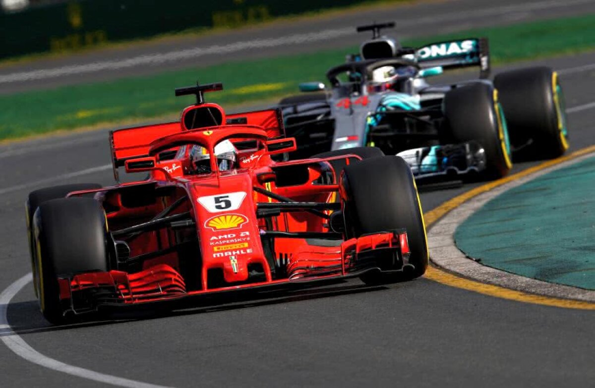 GALERIE FOTO Supervictorie pentru Sebastian Vettel în prima cursă a anului! Podium Ferarri în MP al Australiei și cum arată top 10