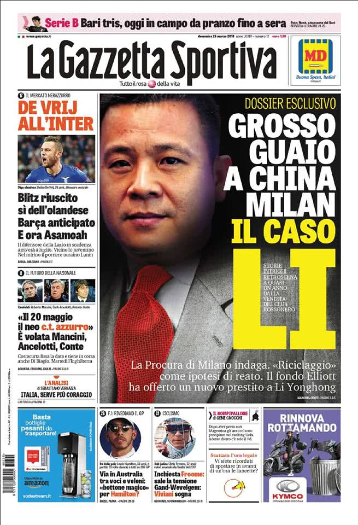 Ce scriu azi ziarele de sport din lume (25 martie 2018)