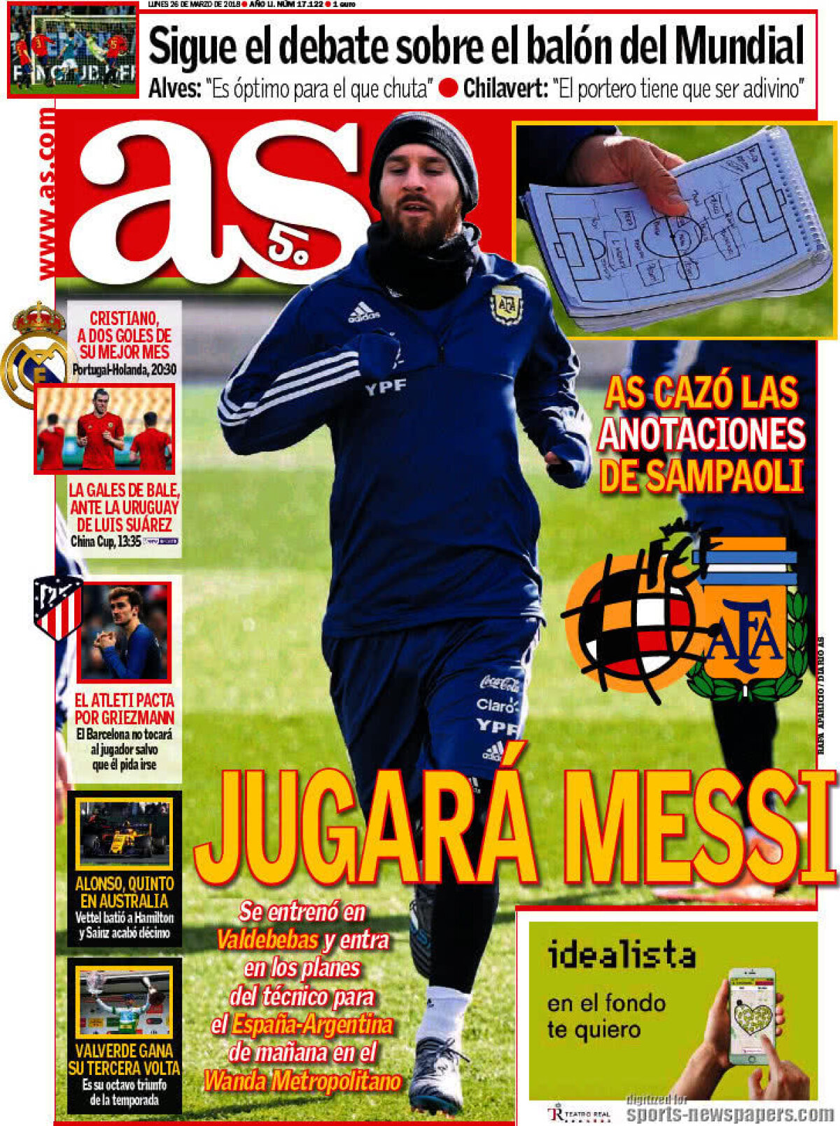 Ce scriu azi ziarele de sport din lume (26 martie 2018)