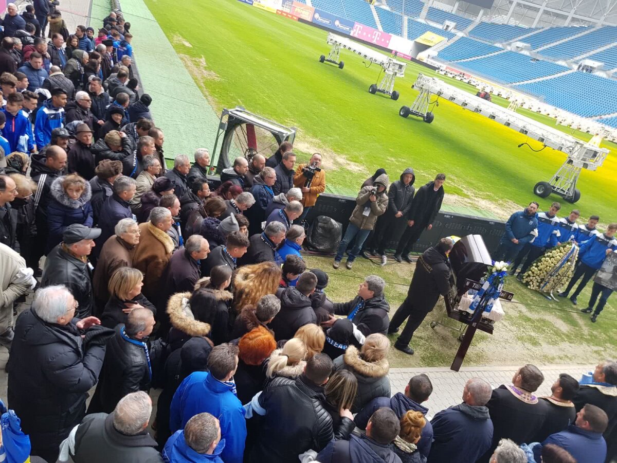 VIDEO&FOTO Azi a avut loc înmormântarea lui Nicolae Tilihoi » Mulți foști fotbaliști și fani l-au omagiat pe fostul fundaș