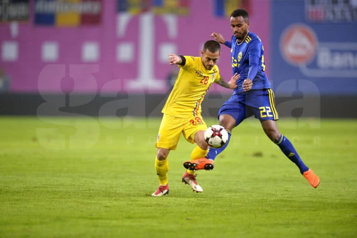 ROMÂNIA - SUEDIA 1-0 // VIDEO + FOTO Revanșă amicală după 24 de ani » Golul superb al lui Rotariu a răpus rezervele Suediei