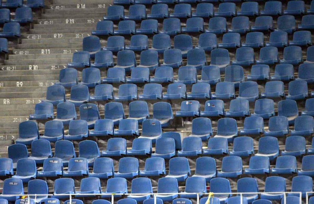 FOTO Fanii lui FC U și-au dat în petic! Cum arată arena "Ion Oblemenco" după România - Suedia 1-0