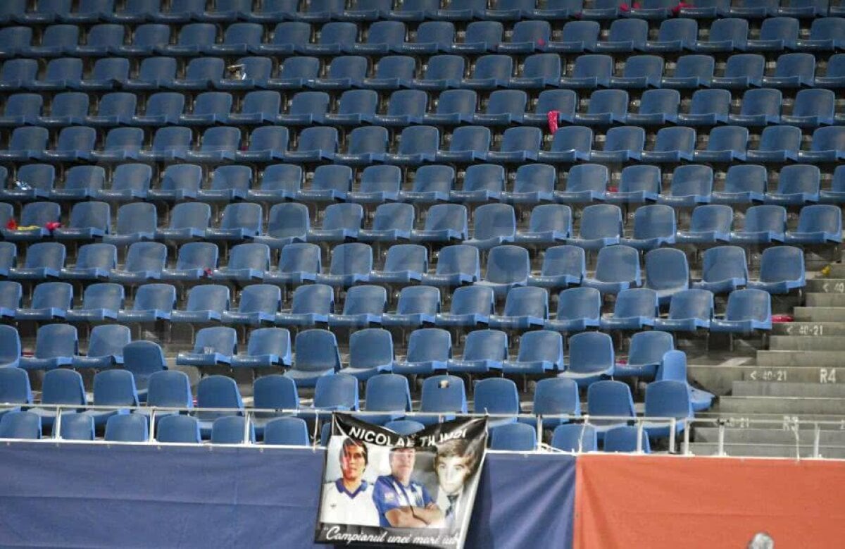 FOTO Fanii lui FC U și-au dat în petic! Cum arată arena "Ion Oblemenco" după România - Suedia 1-0