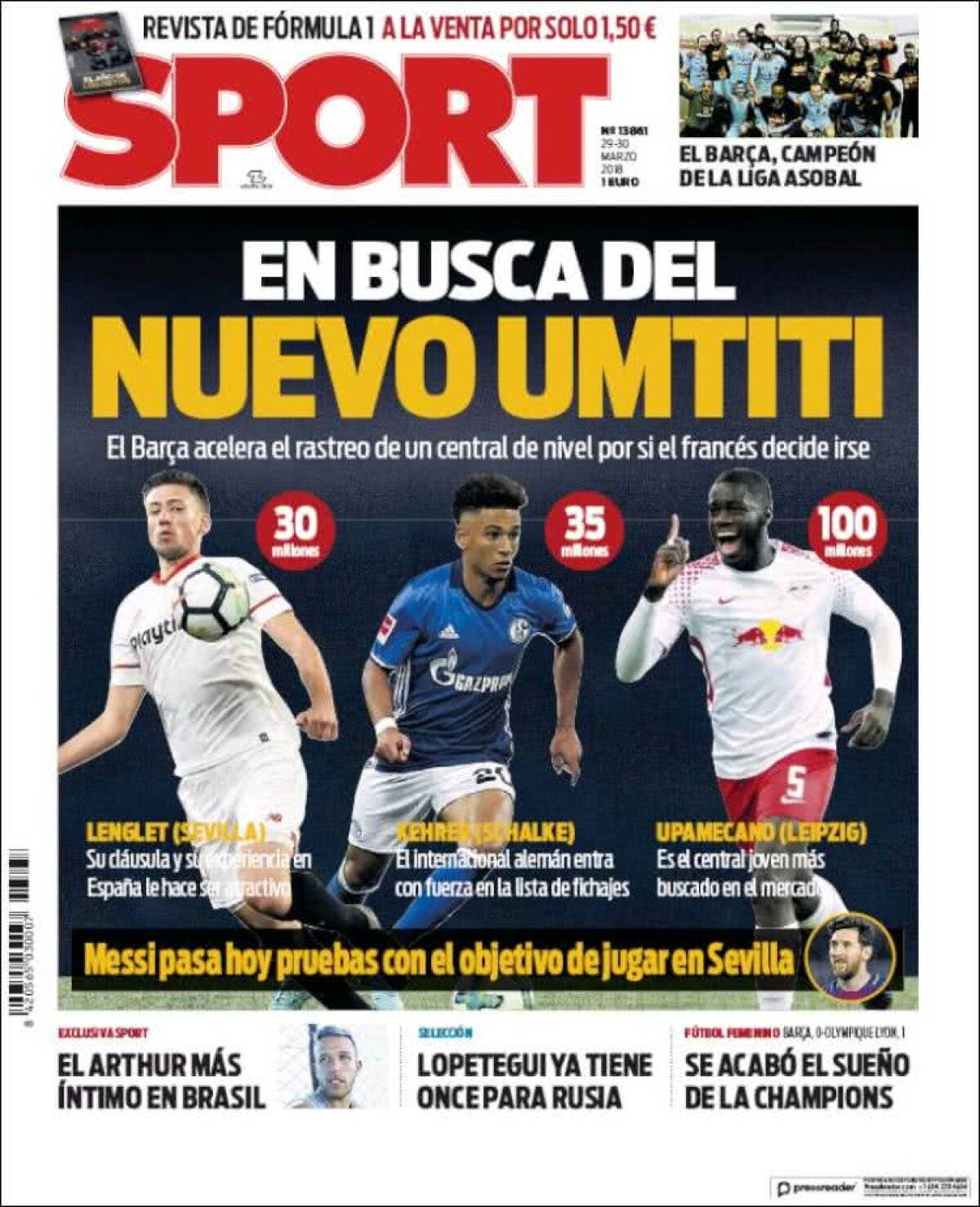 Ce scriu azi ziarele de sport din lume (29 martie 2018)