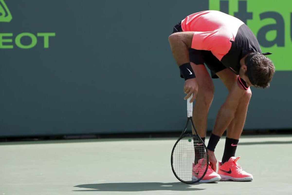 MIAMI. Juan Martin del Potro e la un pas de podiumul ATP, dar atrage contestatari: "E un maestru al prefăcătoriei"