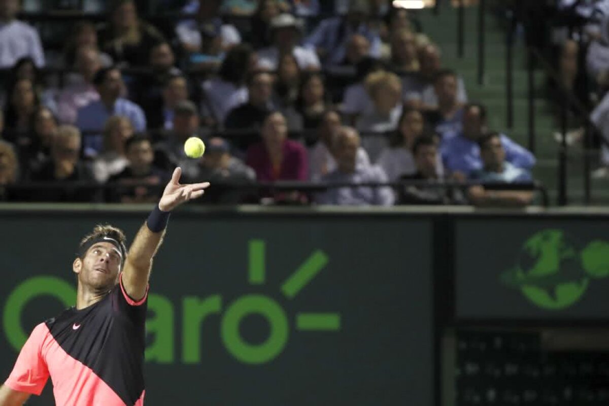 MIAMI. Juan Martin del Potro e la un pas de podiumul ATP, dar atrage contestatari: "E un maestru al prefăcătoriei"