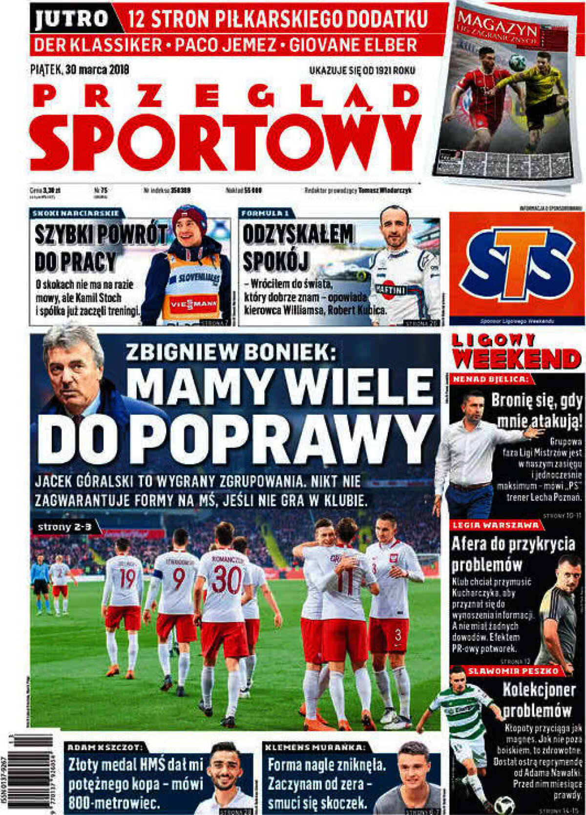 Ce scriu azi ziarele de sport din lume (30 martie 2018)