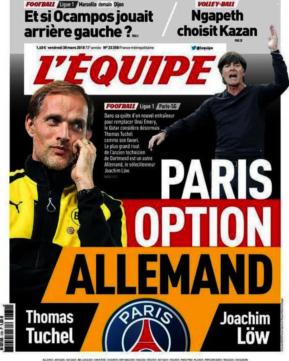 Ce scriu azi ziarele de sport din lume (30 martie 2018)